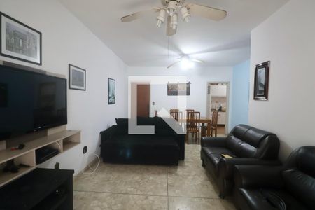 Sala de apartamento para alugar com 2 quartos, 80m² em Balneario Cidade Atlantica, Guarujá