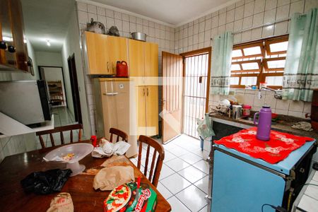 Cozinha de casa para alugar com 1 quarto, 125m² em Balneario Mirante, Praia Grande