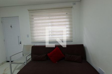 Sala de casa de condomínio para alugar com 2 quartos, 55m² em Jardim Imperador, Praia Grande