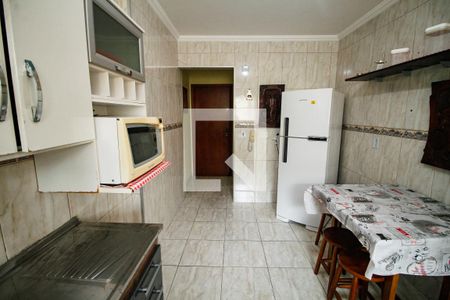 Cozinha de apartamento para alugar com 3 quartos, 120m² em Vila Caiçara, Praia Grande