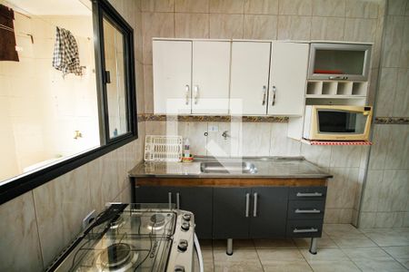 Cozinha de apartamento para alugar com 3 quartos, 120m² em Vila Caiçara, Praia Grande