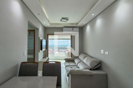Sala de apartamento para alugar com 2 quartos, 62m² em Vila Assuncao, Praia Grande