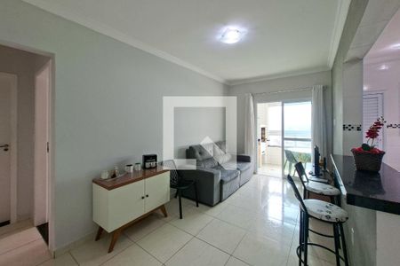 Sala de apartamento para alugar com 1 quarto, 47m² em Vila Caiçara, Praia Grande