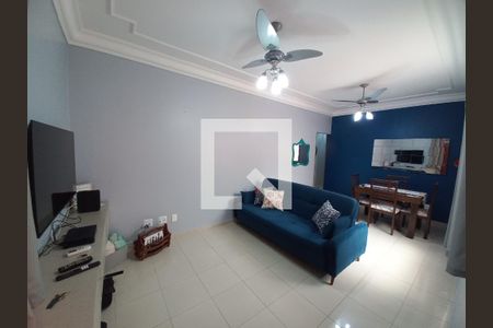 Sala de casa para alugar com 3 quartos, 116m² em Vila Valenca, São Vicente