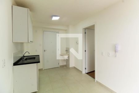 Sala/Cozinha de apartamento para alugar com 1 quarto, 27m² em Brás, São Paulo