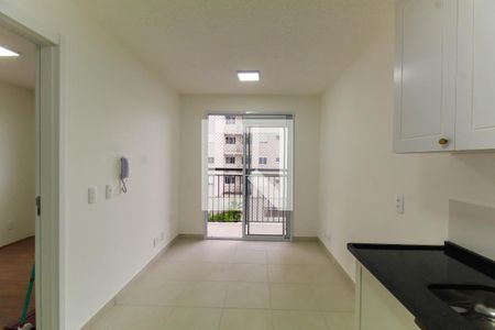 Sala/Cozinha de apartamento para alugar com 1 quarto, 27m² em Brás, São Paulo