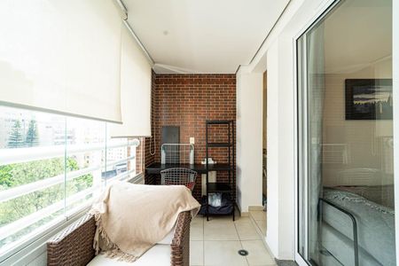 Varanda de apartamento para alugar com 1 quarto, 37m² em Bela Vista, São Paulo