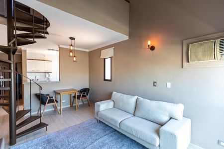 Sala de apartamento para alugar com 1 quarto, 68m² em Cambuí, Campinas