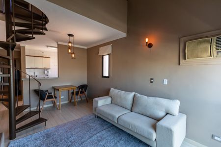 Sala de apartamento para alugar com 1 quarto, 68m² em Cambuí, Campinas