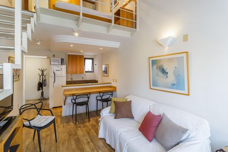 Apartamento para alugar com 39m², 1 quarto e 1 vaga Apartamento para alugar com 39m², 1 quarto e 1 vagaSala