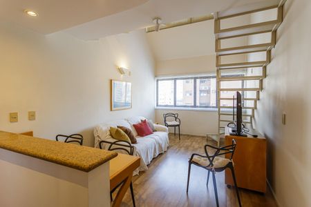 Apartamento para alugar com 39m², 1 quarto e 1 vaga Apartamento para alugar com 39m², 1 quarto e 1 vagaSala