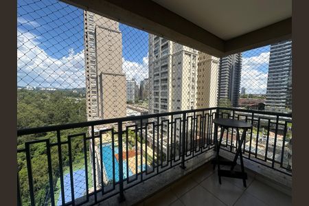 Varanda da Sala de apartamento à venda com 1 quarto, 51m² em Alphaville Conde Ii, Barueri
