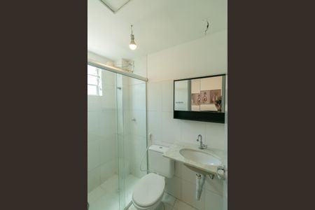 Banheiro do Suíte 1 de apartamento à venda com 3 quartos, 70m² em Paquetá, Belo Horizonte