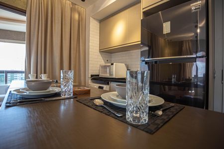 Studio para alugar com 50m², 1 quarto e 2 vagas Studio para alugar com 50m², 1 quarto e 2 vagasCozinha