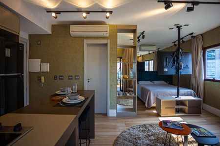 Studio para alugar com 50m², 1 quarto e 2 vagas Studio para alugar com 50m², 1 quarto e 2 vagasSala