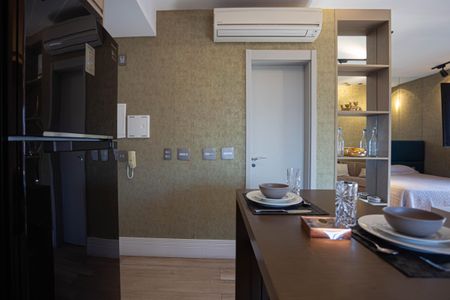 Studio para alugar com 50m², 1 quarto e 2 vagas Studio para alugar com 50m², 1 quarto e 2 vagasCozinha