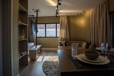 Studio para alugar com 50m², 1 quarto e 2 vagas Studio para alugar com 50m², 1 quarto e 2 vagasSala