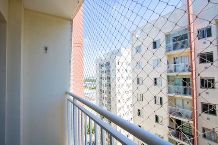 Varanda da sala de apartamento à venda com 3 quartos, 61m² em Vila Homero Thon, Santo André