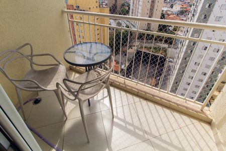 Varanda da Sala de apartamento para alugar com 2 quartos, 52m² em Vila Prudente, São Paulo