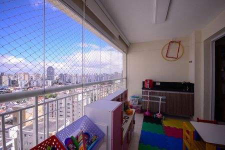 Varanda de apartamento à venda com 2 quartos, 81m² em Vila Brasílio Machado, São Paulo