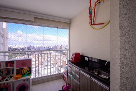 Varanda de apartamento à venda com 2 quartos, 81m² em Vila Brasílio Machado, São Paulo