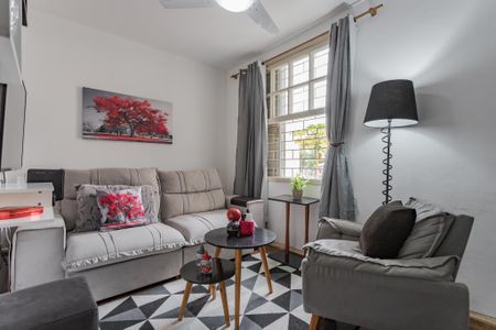 Sala de apartamento à venda com 1 quarto, 51m² em São Sebastião, Porto Alegre