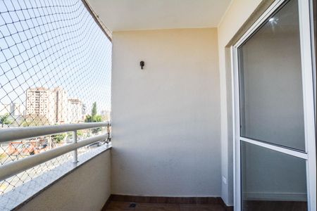 Varanda da Sala de apartamento à venda com 3 quartos, 90m² em Vila Santa Teresa, Santo André