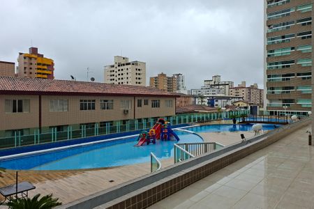 Vista da sala de apartamento para alugar com 2 quartos, 74m² em Canto do Forte, Praia Grande