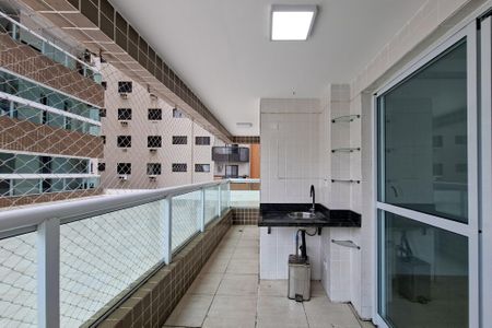 Varanda de apartamento para alugar com 2 quartos, 74m² em Canto do Forte, Praia Grande