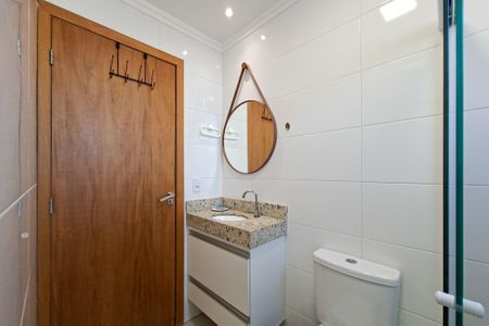 Apartamento para alugar com 64m², 1 quarto e 1 vaga Apartamento para alugar com 64m², 1 quarto e 1 vagaBanheiro da Suíte