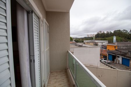 Varanda da Suíte 1 de casa para alugar com 2 quartos, 85m² em Jardim Sarah, São Paulo