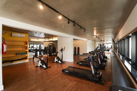 Studio para alugar com 40m², 0 quarto e 1 vaga Studio para alugar com 40m², 0 quarto e 1 vagaAcademia