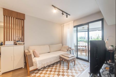 Sala de apartamento para alugar com 2 quartos, 70m² em Vila Cordeiro, São Paulo