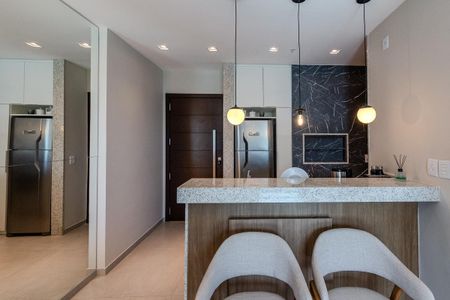 Sala/Cozinha de kitnet/studio para alugar com 1 quarto, 43m² em Cristal, Porto Alegre