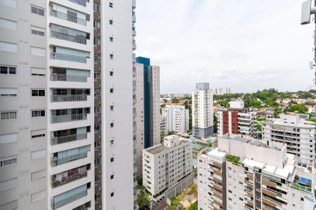 Vista da Sacada de apartamento à venda com 1 quarto, 30m² em Vila Santa Catarina, São Paulo