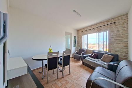 Sala de apartamento para alugar com 1 quarto, 43m² em Jardim Imperador, Praia Grande