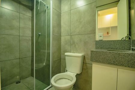 Studio para alugar com 18m², 1 quarto e sem vaga Studio para alugar com 18m², 1 quarto e sem vagaBanheiro social