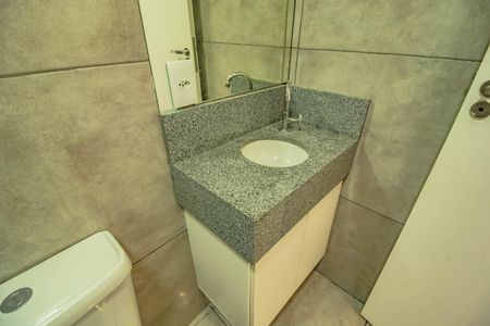Studio para alugar com 18m², 1 quarto e sem vaga Studio para alugar com 18m², 1 quarto e sem vagaBanheiro social
