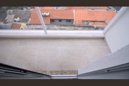 Varanda da Sala/Cozinha de apartamento à venda com 1 quarto, 45m² em Vila Alpina, São Paulo