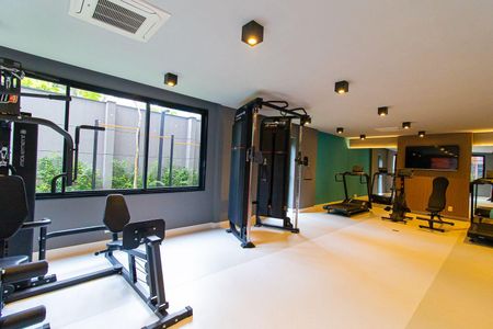 Apartamento para alugar com 37m², 1 quarto e sem vaga Apartamento para alugar com 37m², 1 quarto e sem vagaÁrea comum - Academia