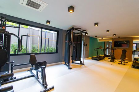 Apartamento para alugar com 37m², 1 quarto e sem vaga Apartamento para alugar com 37m², 1 quarto e sem vagaÁrea comum - Academia