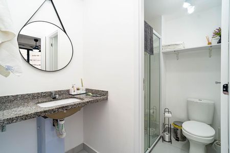 Apartamento para alugar com 37m², 1 quarto e sem vaga Apartamento para alugar com 37m², 1 quarto e sem vagaBanheiro