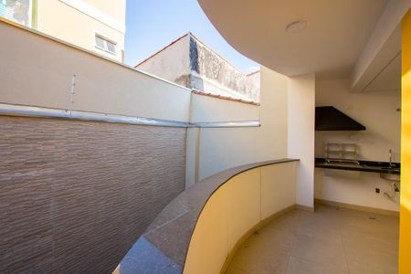 Varanda gourmet de apartamento à venda com 3 quartos, 127m² em Paraíso, Santo André