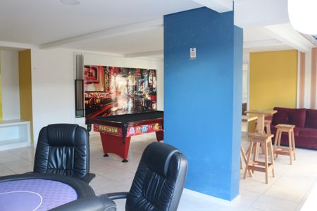 Apartamento para alugar com 70m², 2 quartos e 2 vagas Apartamento para alugar com 70m², 2 quartos e 2 vagasÁrea comum - Sala de jogos