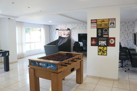 Apartamento para alugar com 70m², 2 quartos e 2 vagas Apartamento para alugar com 70m², 2 quartos e 2 vagasÁrea comum - Sala de jogos