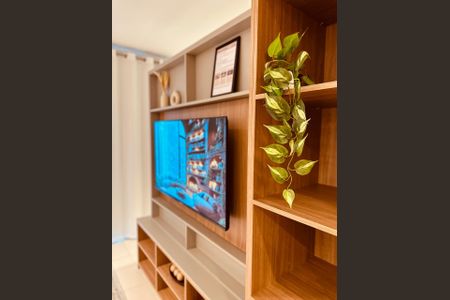 Detalhe Sala de kitnet/studio para alugar com 1 quarto, 44m² em Vila Itapura, Campinas