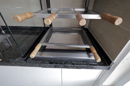 Sacada da Sala de apartamento à venda com 3 quartos, 94m² em Vila Lea, Santo André