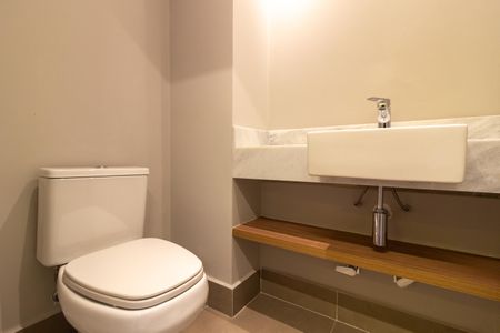 Lavabo de apartamento à venda com 1 quarto, 43m² em Jardim das Bandeiras, São Paulo