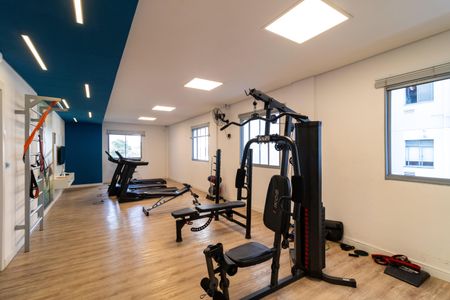 Apartamento para alugar com 29m², 1 quarto e sem vaga Apartamento para alugar com 29m², 1 quarto e sem vagaÁrea comum - Academia