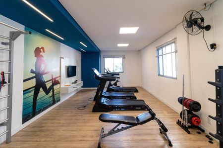 Apartamento para alugar com 29m², 1 quarto e sem vaga Apartamento para alugar com 29m², 1 quarto e sem vagaÁrea comum - Academia